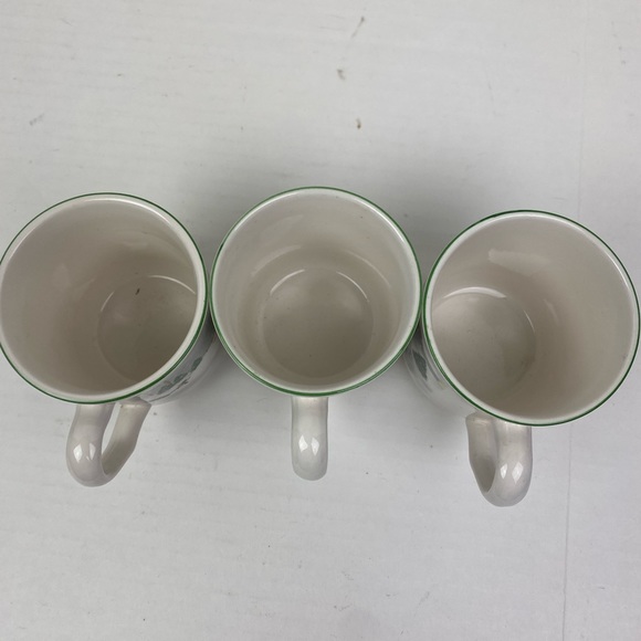 Sanyo Korea Coffee Cup Mug 3900 Silent Night Lot of 3 Christmas Winter Holiday - Picture 6 of 8